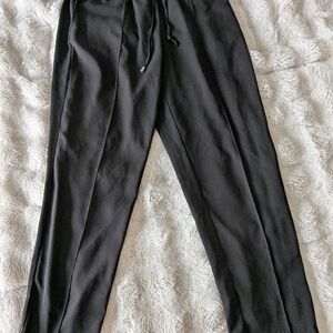Zara Women's Black Drawstring Trousers
